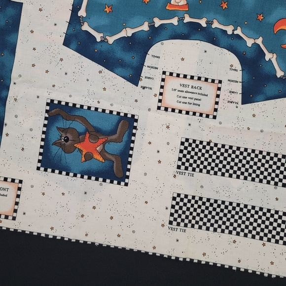 Cut & Sew Vest Fabric Panel ENTER IF YOU DARE - Picture 6 of 16